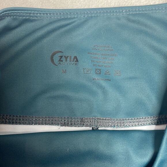 ZYIA Blue to White ombre Leggings Size M - Picture 4 of 6